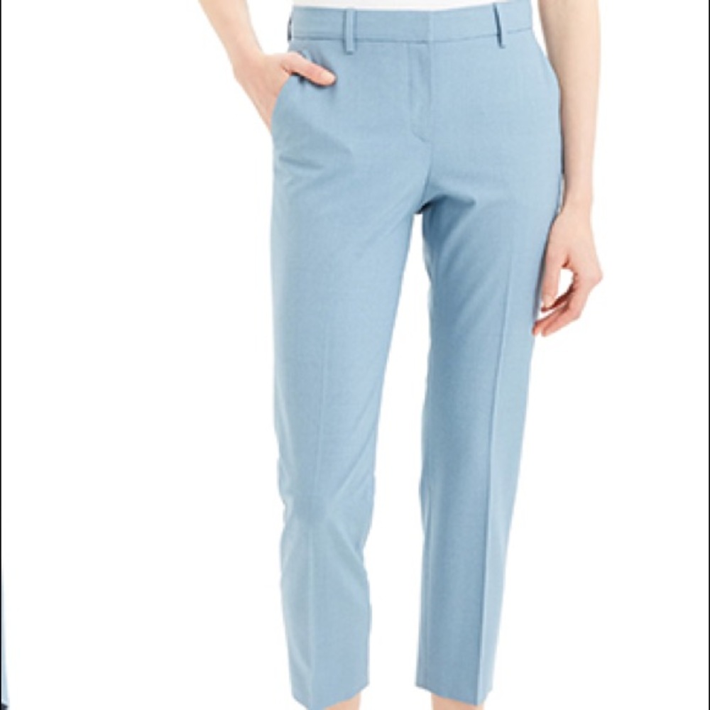Theory NWT Light Blue cropped trousers size 4